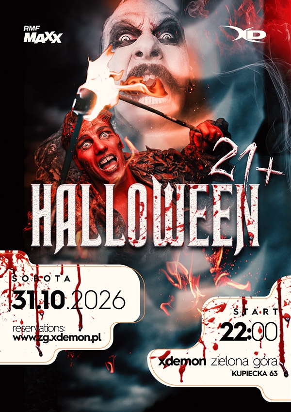 Bilety 21+ HALLOWEEN| X-Demon Zielona Góra
