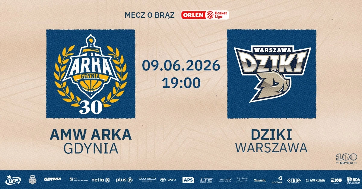 AMW Arka Gdynia vs Dziki Warszawa - mecz o 3 miejsce