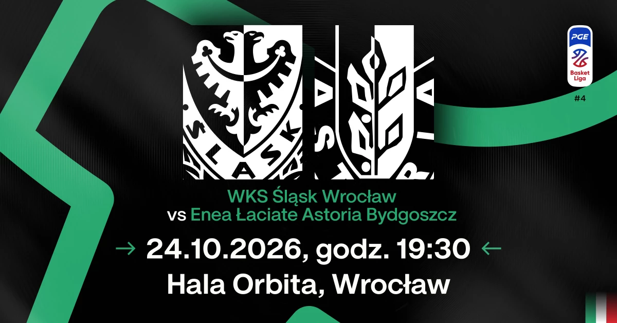 WKS Śląsk Wrocław vs Enea Łaciate Astoria Bydgoszcz
